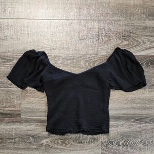 Abercrombie & Fitch Fitted Off The Shoulder Top